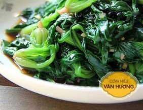 Cải bó xôi xào