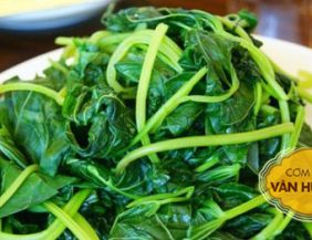 Rau lang luộc 